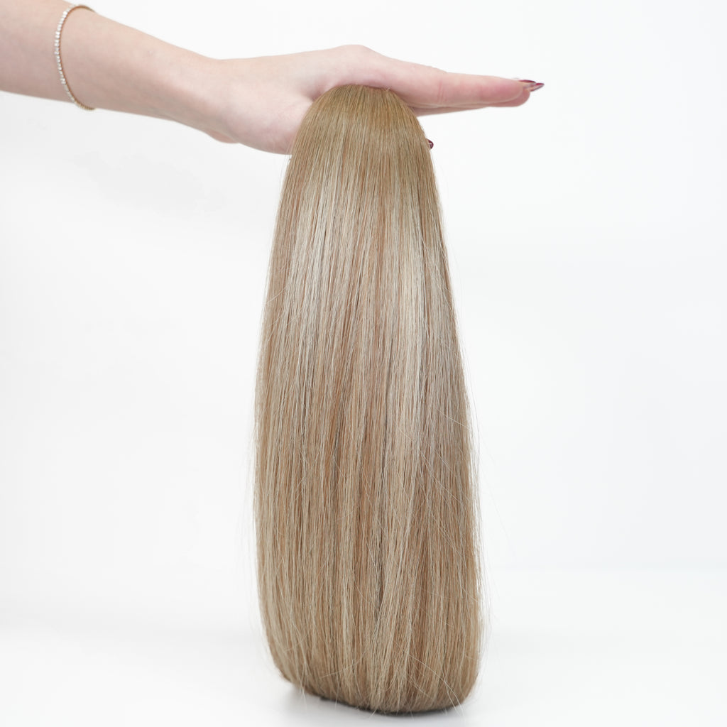 STRAIGHT ASHY BROWN BALAYAGE K-TIP (O6P6/24)