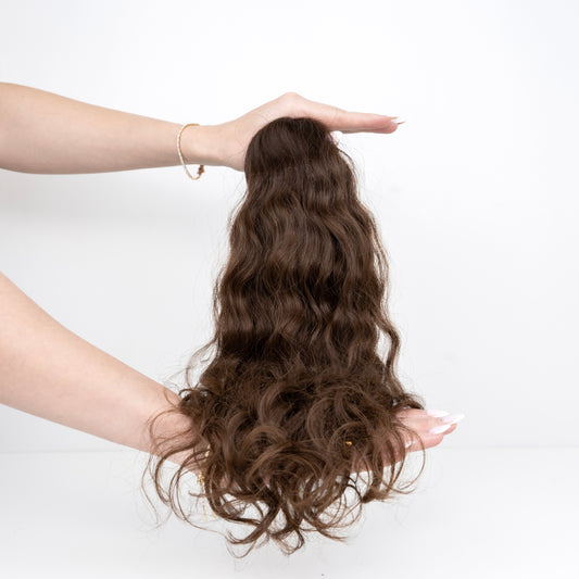 Curly medium brown bundle (C1)