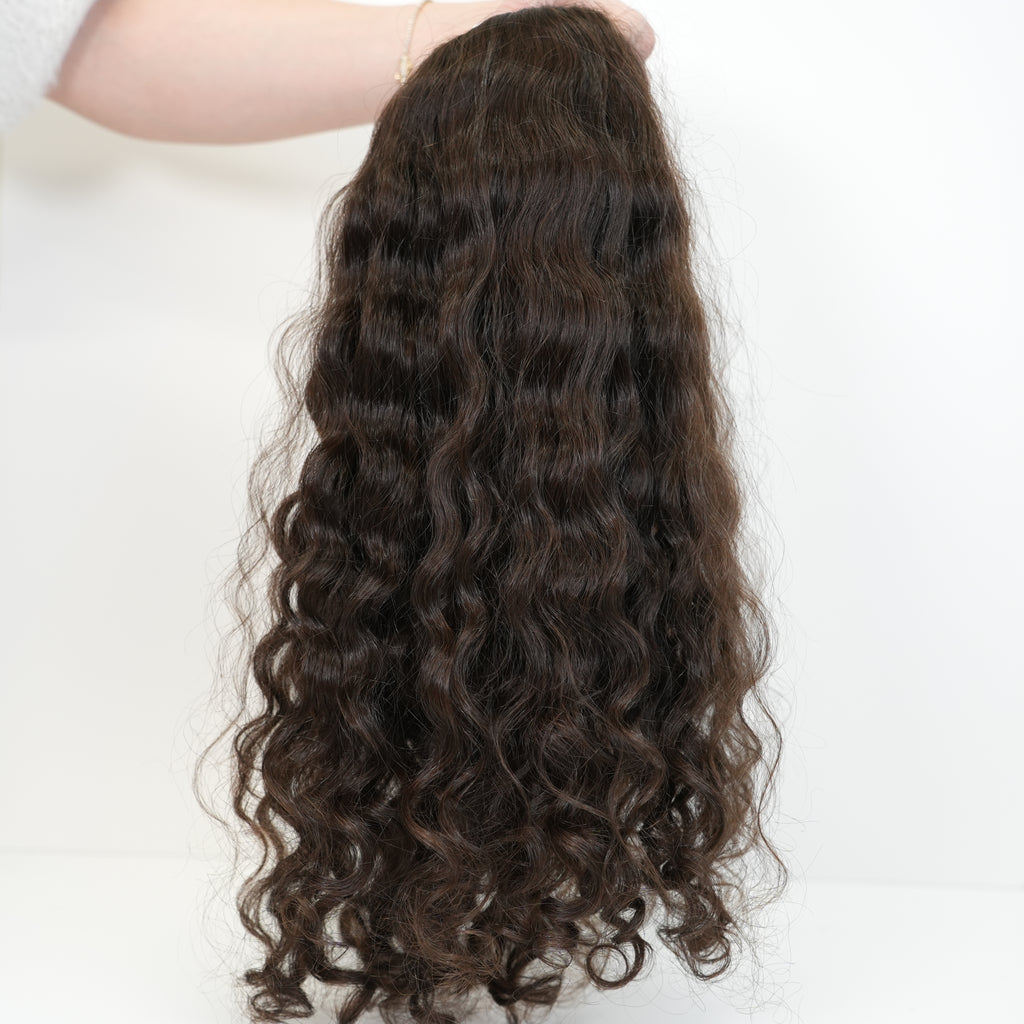 SLAVIC VIRGIN CURLY K-TIP 18" (21)