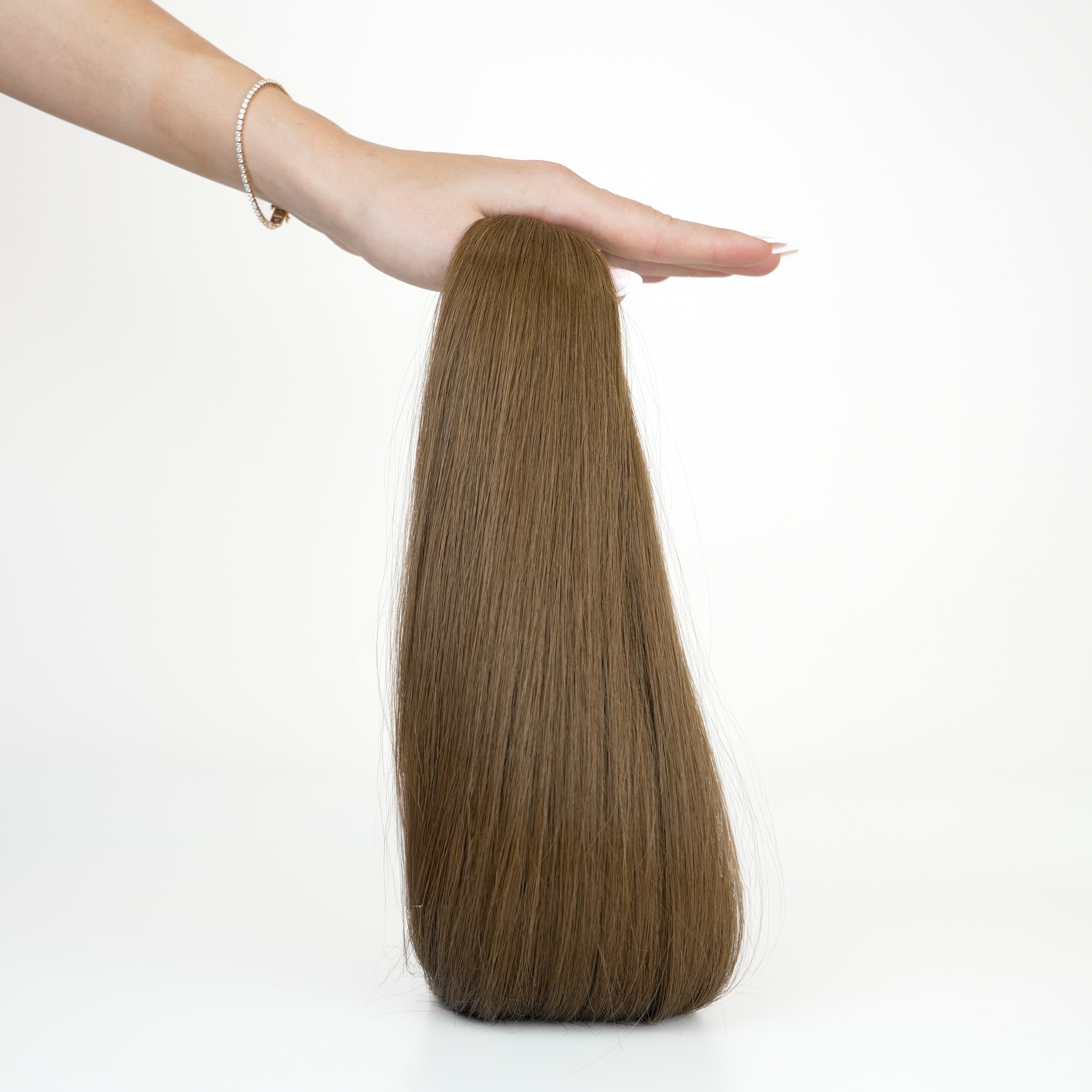 STRAIGHT LIGHT BROWN K-TIP (6)