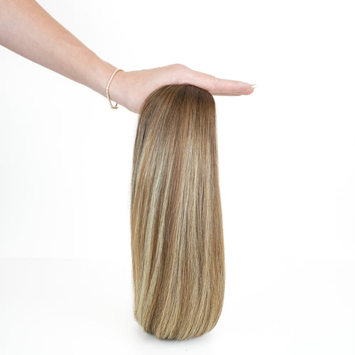 STRAIGHT BROWN BALAYAGE WEFT (O4P4/24)