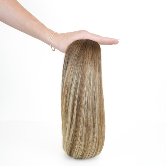 STRAIGHT BROWN BALAYAGE WEFT (O2P2/7)