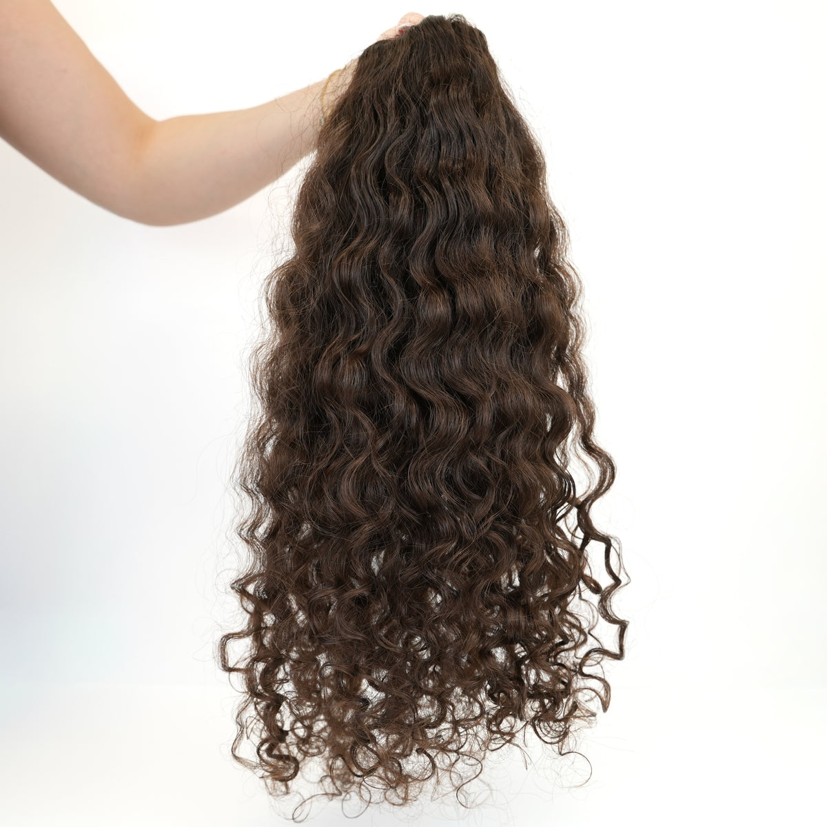 Slavic Virgin Curly Weft 26" (W6) — hair extension bundle photo