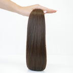 Cool Medium Brown K-Tip (3) — hair extension bundle photo