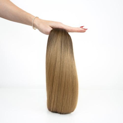 STRAIGHT DARK BLONDE OMBRE K-TIP (O2/8.1)