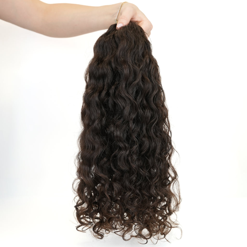 SLAVIC VIRGIN CURLY WEFT 19" (A124)