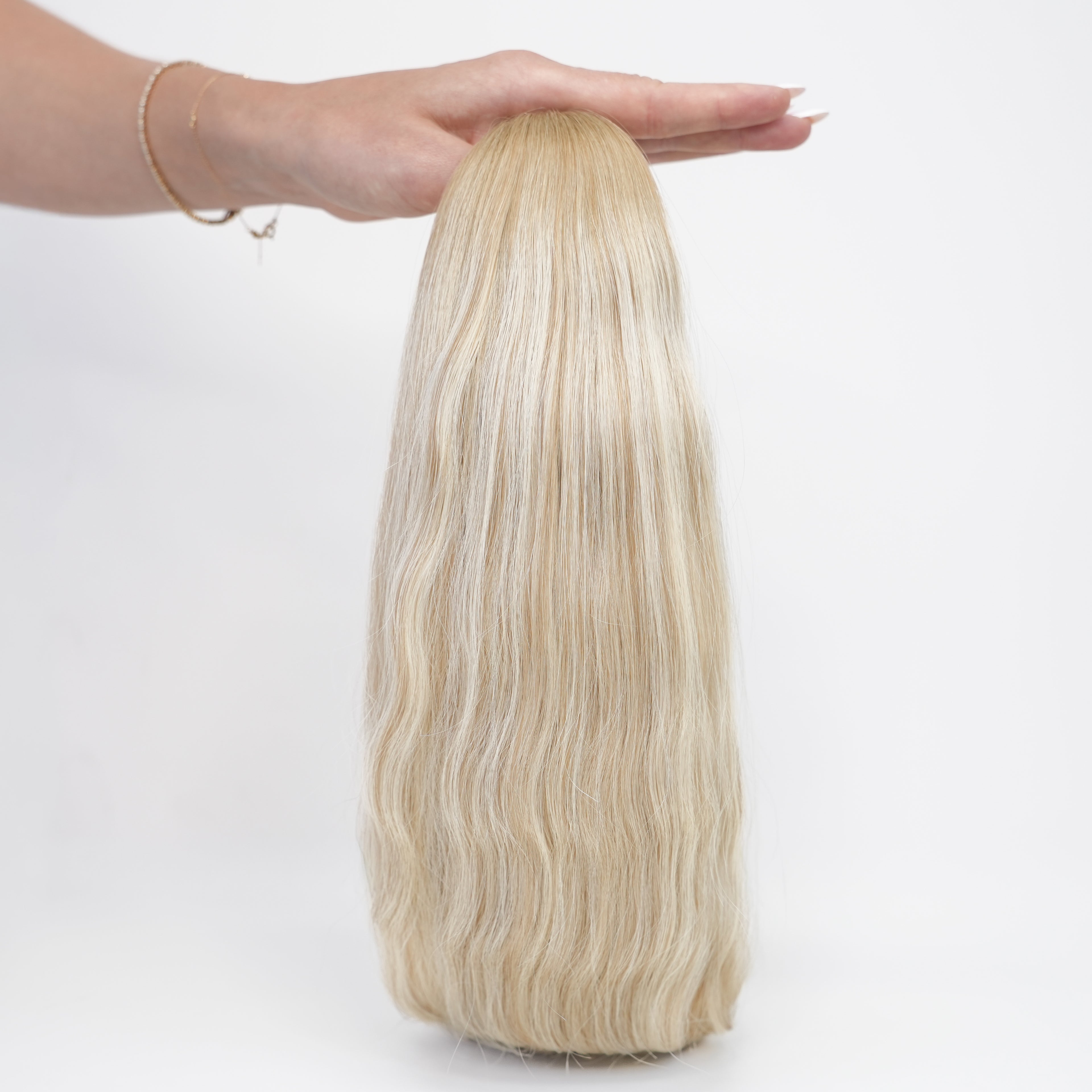 WAVY WARM BLONDE BALAYAGE K-TIP (O7P7/24)