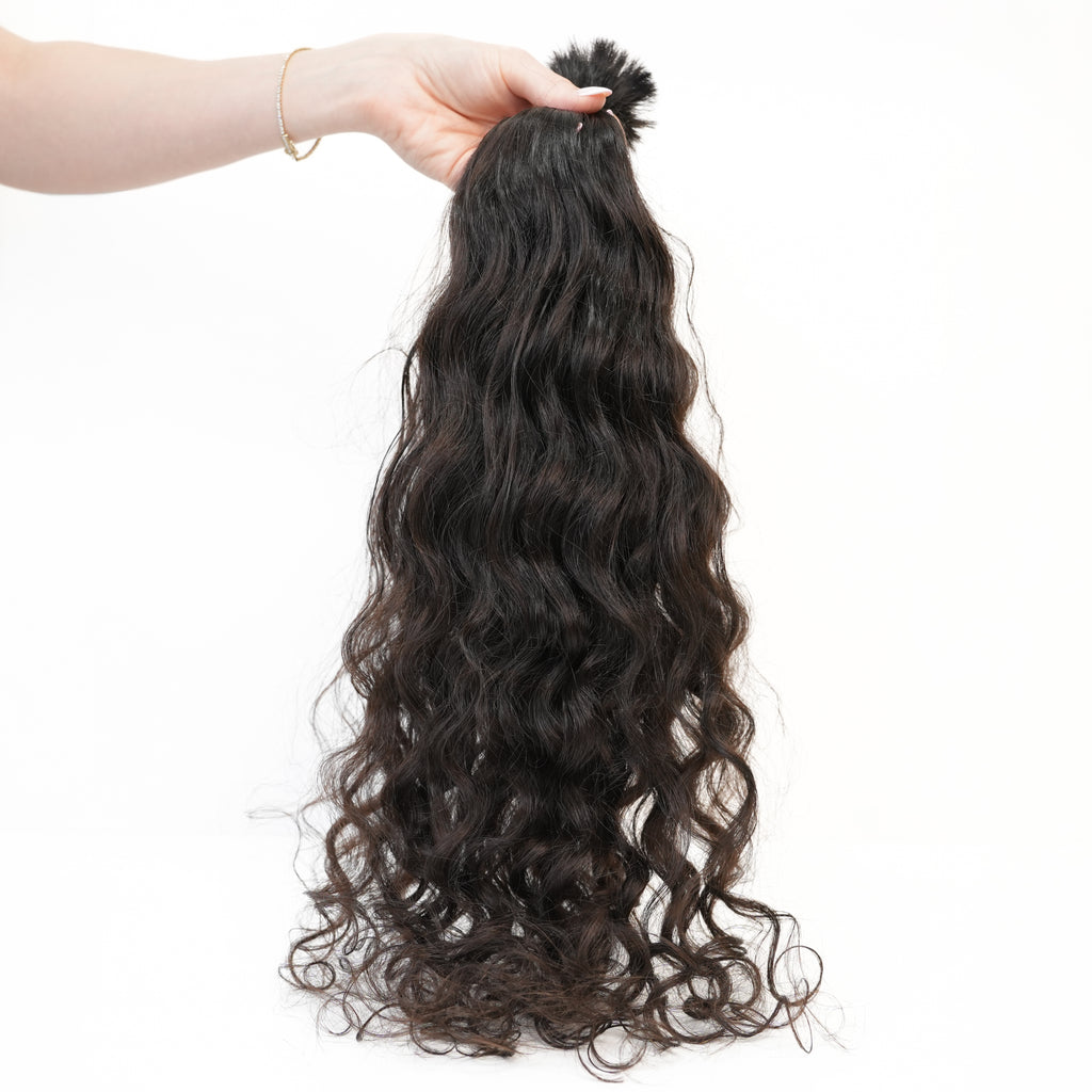 SLAVIC VIRGIN CURLY K-TIP 21" (A82)