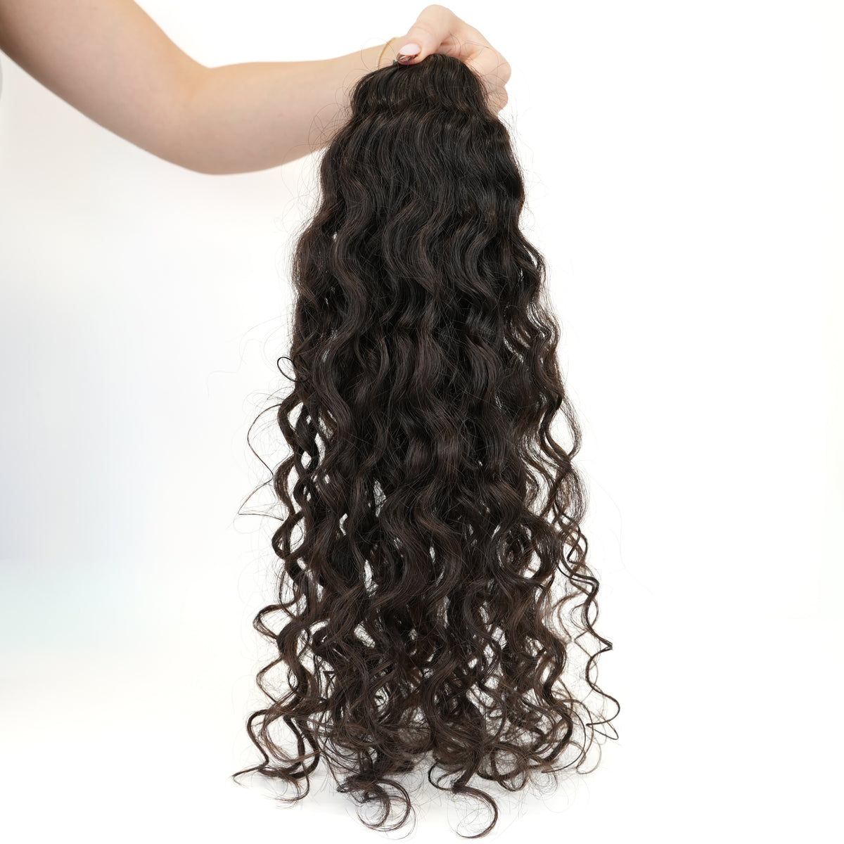 Slavic Virgin Curly Weft 24" (W4) — hair extension bundle photo