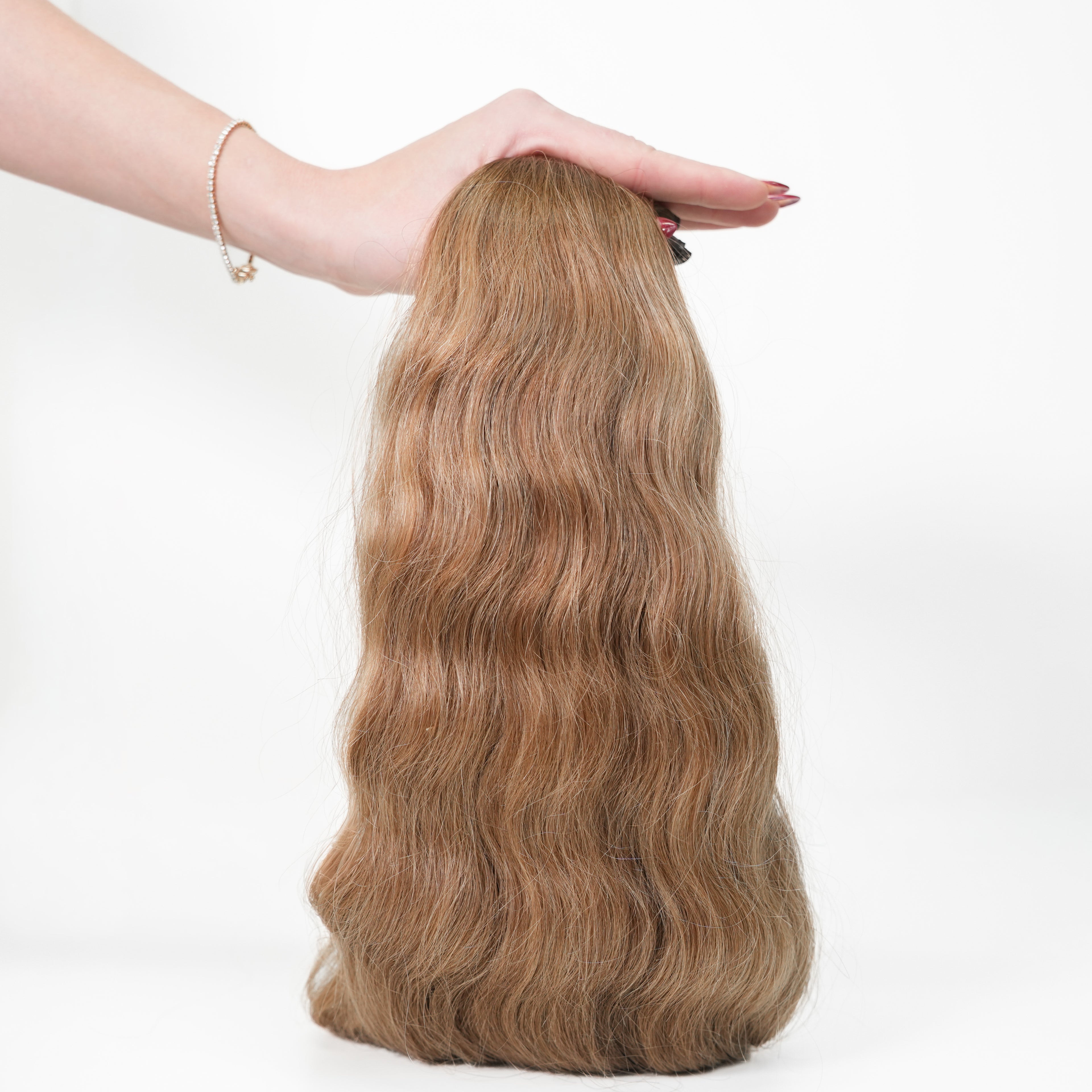 WAVY WARM BROWN BALAYAGE WEFT