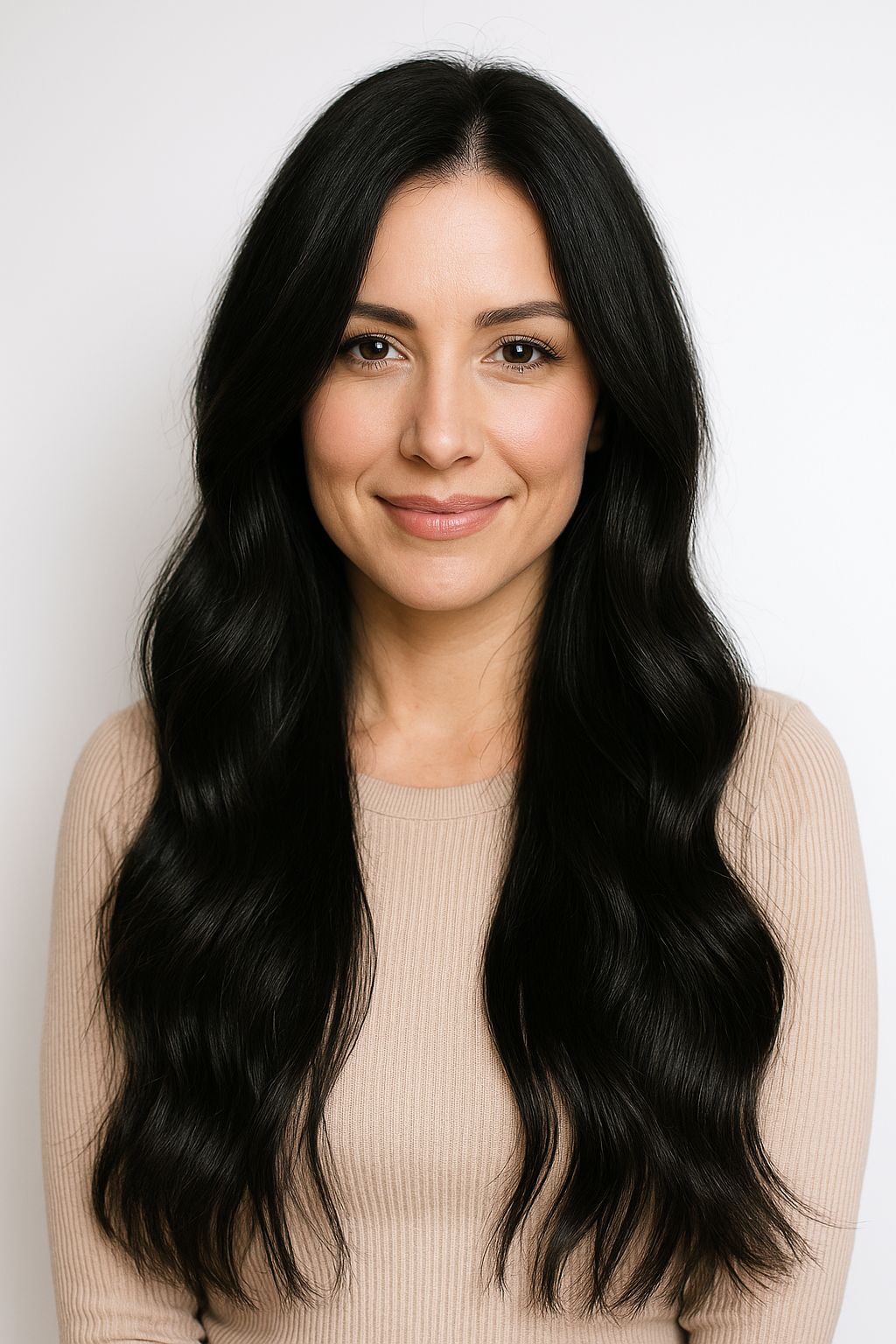 STRAIGHT OFF BLACK GENIUS WEFT (1B)