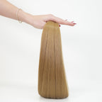 STRAIGHT LIGHT BROWN K-TIP (6)