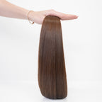 STRAIGHT MEDIUM BROWN GENIUS WEFT (3)