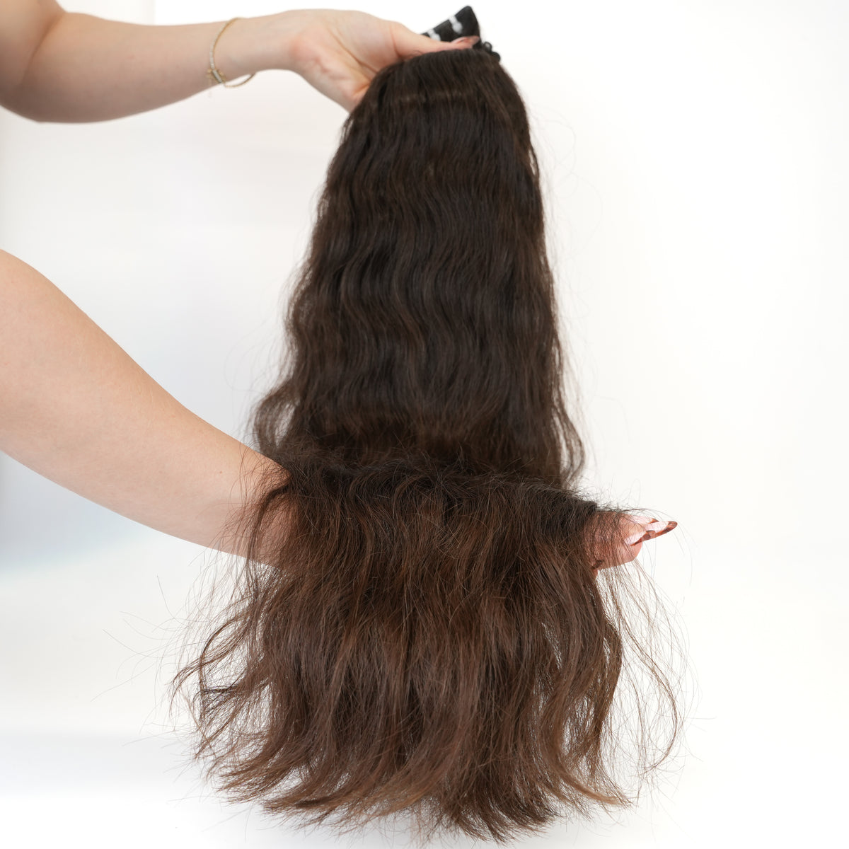 Slavic Virgin Wavy Weft 26" (W7) — hair extension bundle photo