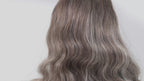 WAVY COOL GREY BALAYAGE WEFT