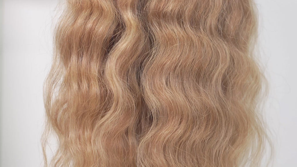 WAVY WARM BROWN BALAYAGE WEFT