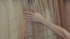 Woman with long natural-looking Slavic hair extensions