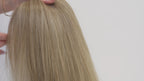 WAVY ASHY BLONDE BALAYAGE K-TIP