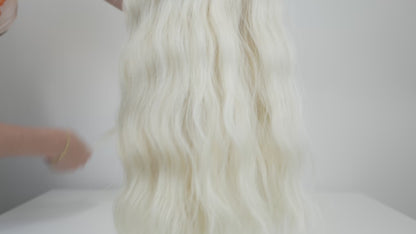 WAVY PLATINUM BLONDE GENIUS WEFT (009)
