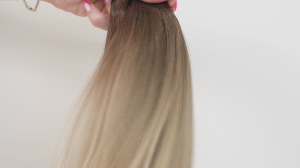 STRAIGHT DARK BLONDE OMBRE K TIP (O2/6.1)