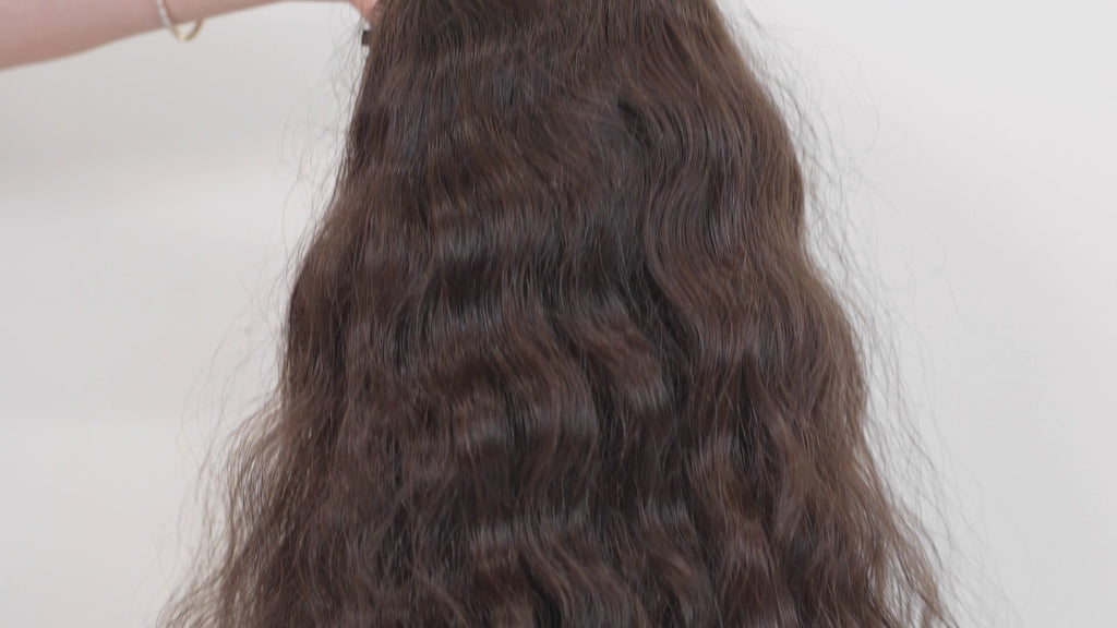 SLAVIC VIRGIN CURLY K-TIP 18" (21)
