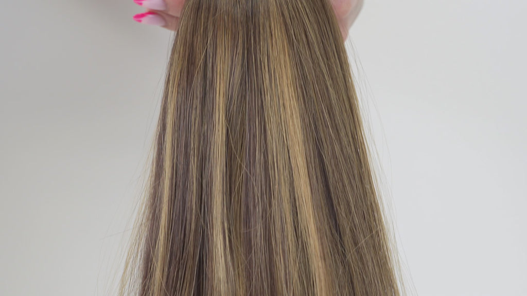 WAVY BROWN BALAYAGE K-TIP (O2P2/7)