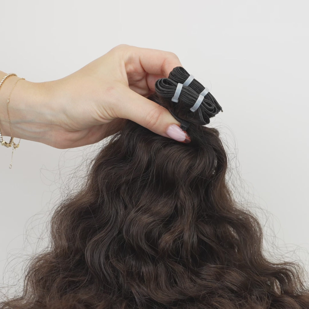 SLAVIC VIRGIN CURLY WEFT 19" (A125)