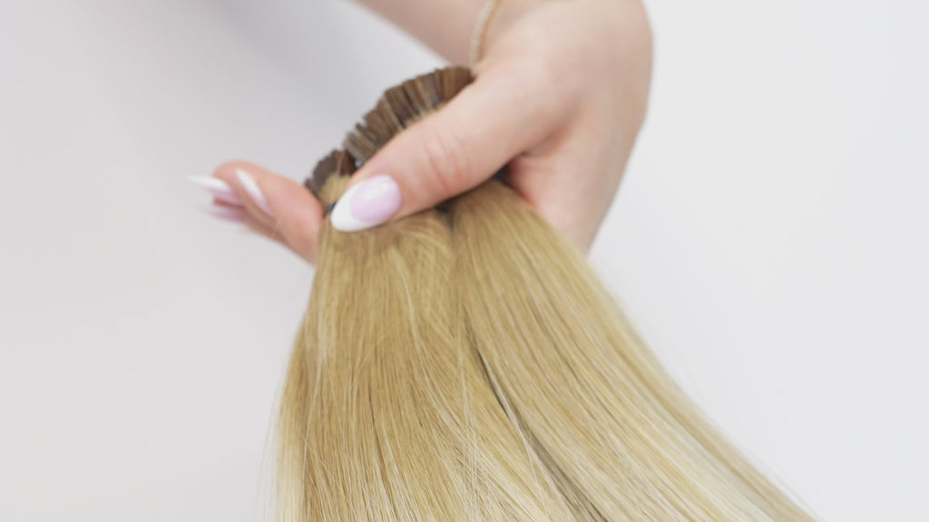 STRAIGHT WARM BROWN BALAYAGE K-TIP (O7P7/24)