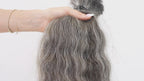 SLAVIC VIRGIN WAVY SALT&PEPPER K-TIP 24" (A109)