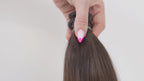 STRAIGHT OMBRE DARK BROWN K TIP (O1B/4.7)