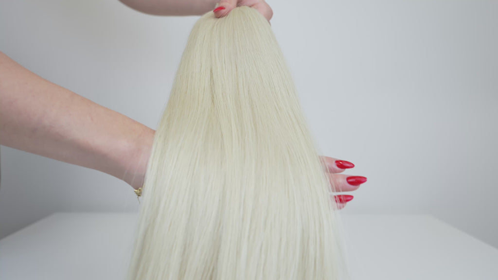 STRAIGHT PLATINUM BLONDE GENIUS WEFT (009)