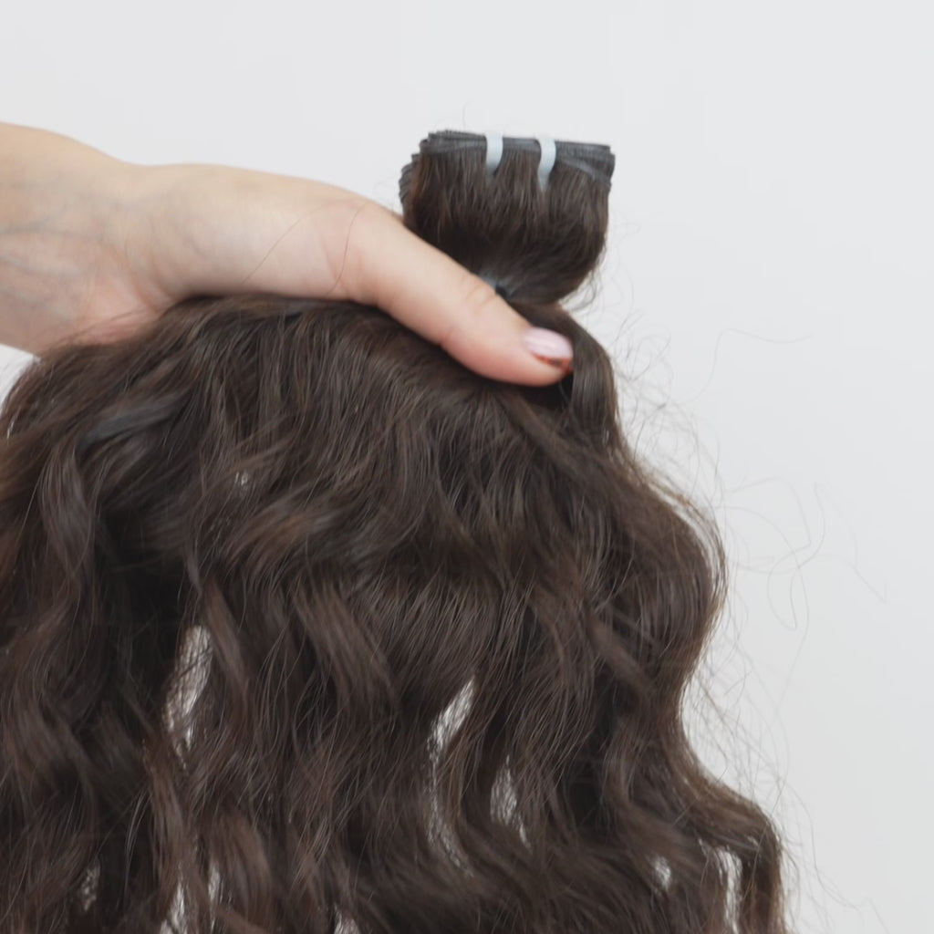 SLAVIC VIRGIN CURLY WEFT 19" (A137)