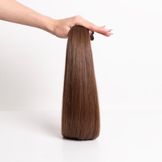 STRAIGHT LIGHT BROWN K-TIP (6)