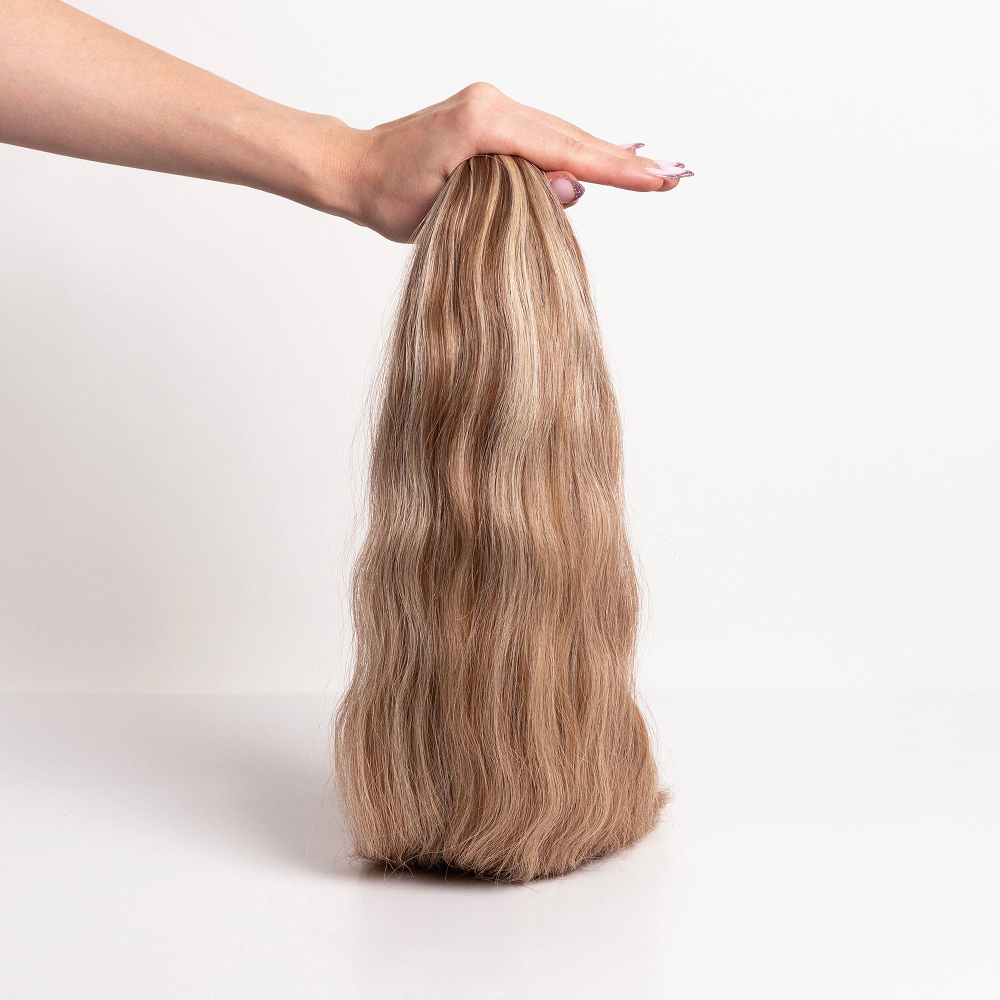 WAVY GOLDEN BROWN BALAYAGE K-TIP (7.13/9.13)