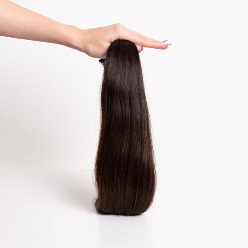 STRAIGHT DARKEST BROWN BALAYAGE K-TIP (O2P2/4)